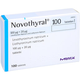 Abbildung: Novothyral 100 Tabletten 100 St, Tabletten PZN 02560849