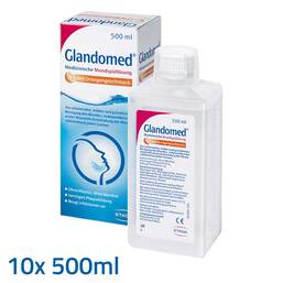 Abbildung: Glandomed® Spüllösung Spüllösung, 10X500 ml PZN 02562297