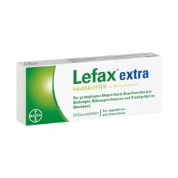 Abbildung: Lefax extra Kautabletten Kautabletten, 20 St PZN 02563813