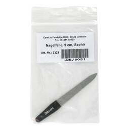 Abbildung: Nagelfeile Saphir 9 cm 1 St PZN 02578051