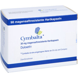 Abbildung: Cymbalta 30 mg magensaftresistente Hartkapseln 98 St, Magensaftresistente Hartkapseln PZN 02579010