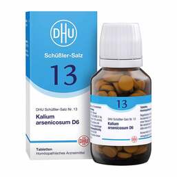 Abbildung: Biochemie DHU 13 Kalium arsenicosum D 6 Tabletten Tabletten, 200 St PZN 02581082