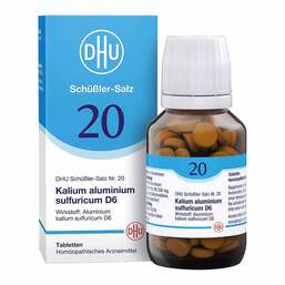 Abbildung: Biochemie DHU 20 Kalium aluminium sulfuratum D 6 Tabletten Tabletten, 200 St PZN 02581538