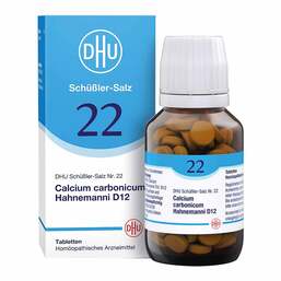 Abbildung: Biochemie DHU 22 Calcium carbonicum D 12 Tabletten Tabletten, 200 St PZN 02581722