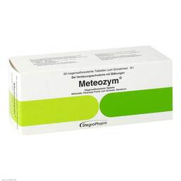 Abbildung: Meteozym Filmtabletten Filmtabletten, 50 St PZN 02584790