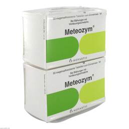 Abbildung: Meteozym Filmtabletten Filmtabletten, 100 St PZN 02584809