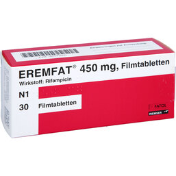 Abbildung: Eremfat 450 Filmtabletten 30 St, Filmtabletten PZN 02591005