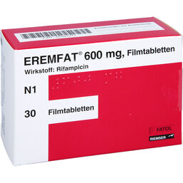 Abbildung: Eremfat 600 Filmtabletten 30 St, Filmtabletten PZN 02591011