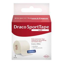 Abbildung: Dracotapeverband 10mx5cm weiß 1 St, Verband PZN 02591666