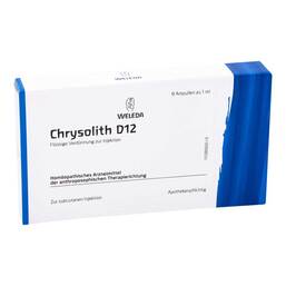 Abbildung: Chrysolith D 12 Ampullen 8X1 ml, Ampullen PZN 02592619