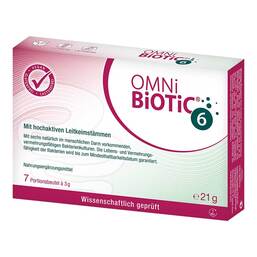 Abbildung: Omni Biotic 6 Beutel 7X3 g, Pulver PZN 02597663
