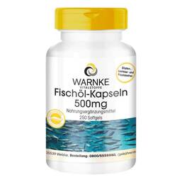 Abbildung: Fischöl Kapseln 500 mg Kapseln, 250 St PZN 02604363
