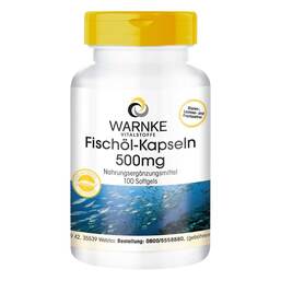 Abbildung: Fischöl Kapseln 500 mg 100 St, Kapseln PZN 02604452