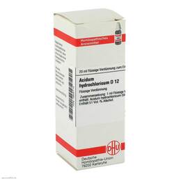 Abbildung: Acidum hydrochloricum D 12 Dilution Dilution, 20 ml PZN 02605115