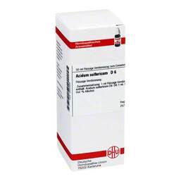 Abbildung: Acidum sulfuricum D 6 Dilution Dilution, 50 ml PZN 02605569