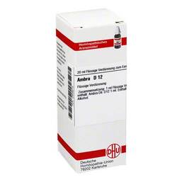 Abbildung: DHU Ambra D 12 Dilution Dilution, 20 ml PZN 02606273