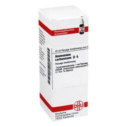Abbildung: Ammonium carbonicum D 6 Dilution Dilution, 20 ml PZN 02606422
