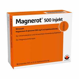 Abbildung: Magnerot 500 Injekt Ampullen Ampullen, 10X5 ml PZN 02606899