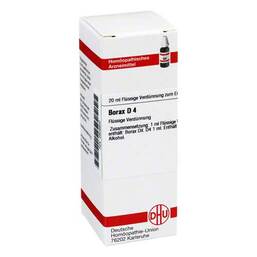 Abbildung: DHU Borax D 4 Dilution Dilution, 20 ml PZN 02608800