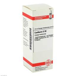 Abbildung: DHU Cantharis D 30 Dilution 20 ml, Dilution PZN 02609768