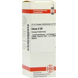 Abbildung: China D 30 Dilution Dilution, 20 ml PZN 02610688