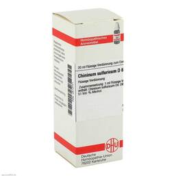 Abbildung: Chininum sulfuricum D 6 Dilution Dilution, 20 ml PZN 02610731