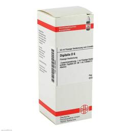 Abbildung: DHU Digitalis D 6 Dilution Dilution, 50 ml PZN 02612859