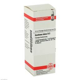Abbildung: Gentiana lutea D 2 Dilution Dilution, 20 ml PZN 02614456