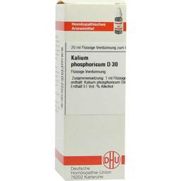 Abbildung: DHU Kalium phosphoricum D 30 Dilution Dilution, 20 ml PZN 02616260