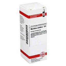 Abbildung: Myristica sebifera D 6 Dilution Dilution, 20 ml PZN 02618419