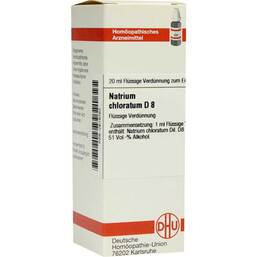 Abbildung: DHU Natrium chloratum D 8 Dilution 20 ml, Dilution PZN 02618767