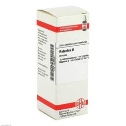 Abbildung: DHU Ratanhia Urtinktur Dilution, 20 ml PZN 02620592