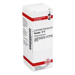 Abbildung: Spongia D 12 Dilution Dilution, 20 ml PZN 02622154