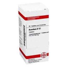 Abbildung: Aconitum D 12 Tabletten Tabletten, 80 St PZN 02624325