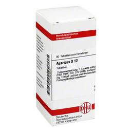 Abbildung: Agaricus D 12 Tabletten Tabletten, 80 St PZN 02624555