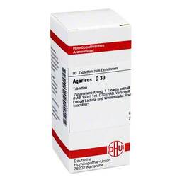 Abbildung: Agaricus D 30 Tabletten Tabletten, 80 St PZN 02624561