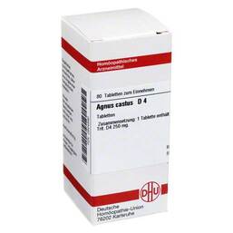 Abbildung: Agnus castus D 4 Tabletten Tabletten, 80 St PZN 02624590