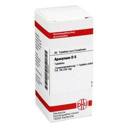 Abbildung: DHU Apocynum D 6 Tabletten Tabletten, 80 St PZN 02625454