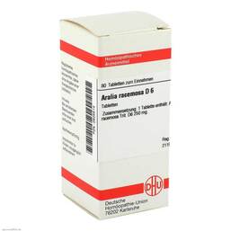Abbildung: Aralia racemosa D 6 Tabletten Tabletten, 80 St PZN 02625514