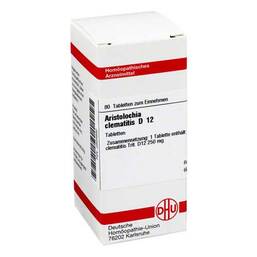 Abbildung: Aristolochia clematitis D 12 Tabletten Tabletten, 80 St PZN 02625690