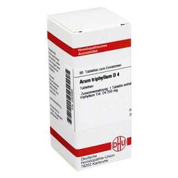 Abbildung: Arum triphyllum D 4 Tabletten Tabletten, 80 St PZN 02625885