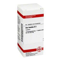 Abbildung: Asa foetida D 2 Tabletten Tabletten, 80 St PZN 02625922