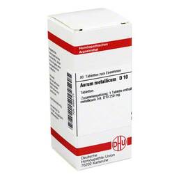 Abbildung: Aurum metallicum D 10 Tabletten Tabletten, 80 St PZN 02626175