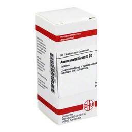 Abbildung: Aurum metallicum D 30 Tabletten Tabletten, 80 St PZN 02626198