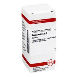 Abbildung: Avena sativa D 6 Tabletten Tabletten, 80 St PZN 02626293