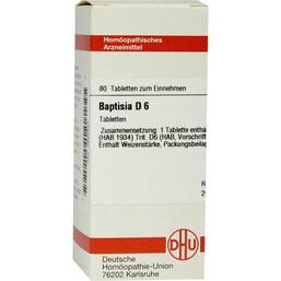 Abbildung: Baptisia D 6 Tabletten Tabletten, 80 St PZN 02626347