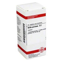 Abbildung: Bellis perennis D 2 Tabletten Tabletten, 80 St PZN 02626554