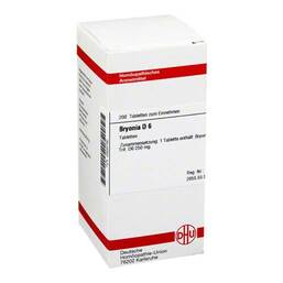 Abbildung: Bryonia D 6 Tabletten Tabletten, 200 St PZN 02626790