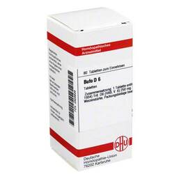 Abbildung: DHU Bufo D 6 Tabletten Tabletten, 80 St PZN 02626838