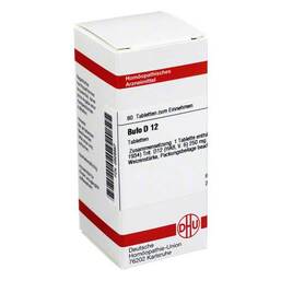 Abbildung: Bufo D 12 Tabletten Tabletten, 80 St PZN 02626867